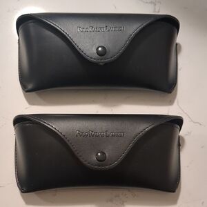 Polo by Ralph Lauren Black Leather Eyewear Case